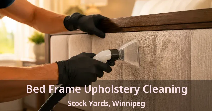 Bed Frame Upholstery Cleaning Stock Yards, Winnipeg - MB