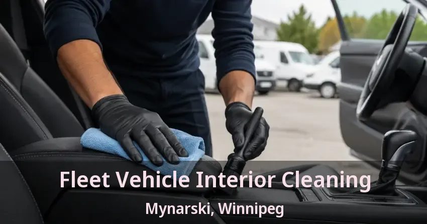Fleet Vehicle Interior Cleaning Mynarski, Winnipeg - MB