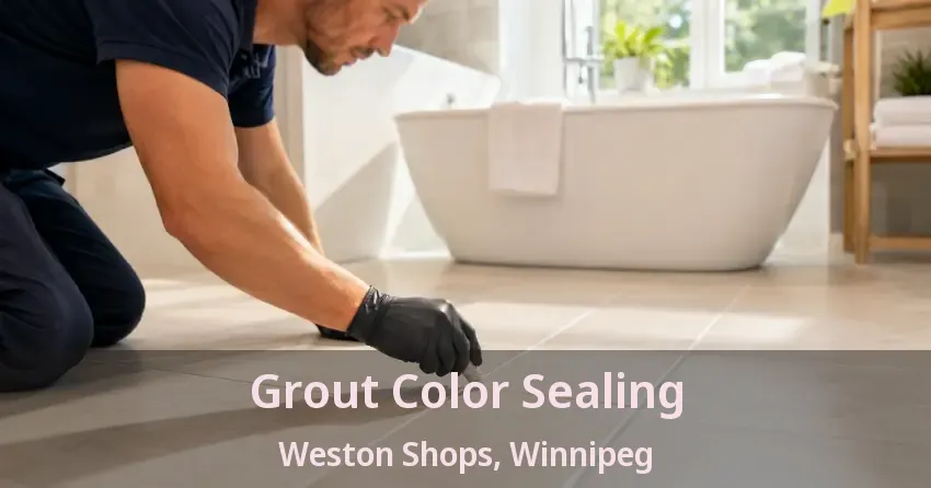 Grout Color Sealing Weston Shops, Winnipeg - MB