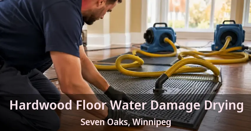 Hardwood Floor Water Damage Drying Seven Oaks, Winnipeg - MB