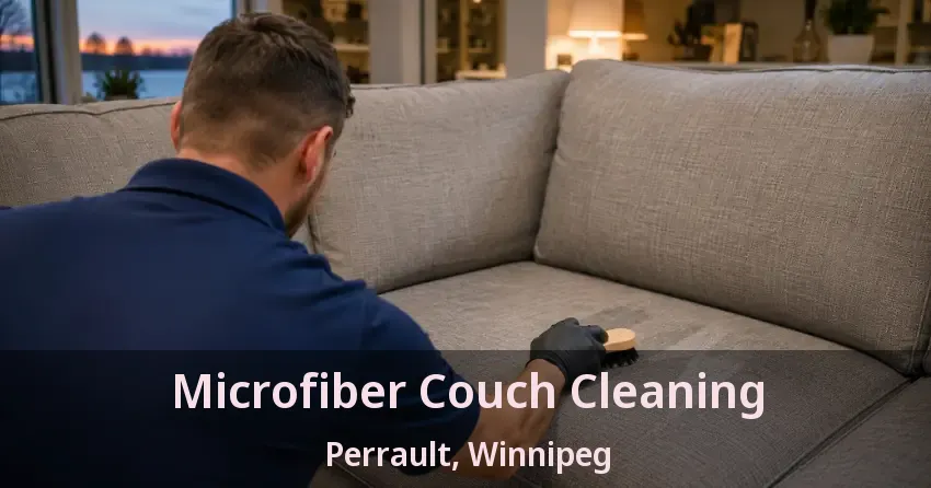 Microfiber Couch Cleaning Perrault, Winnipeg - MB