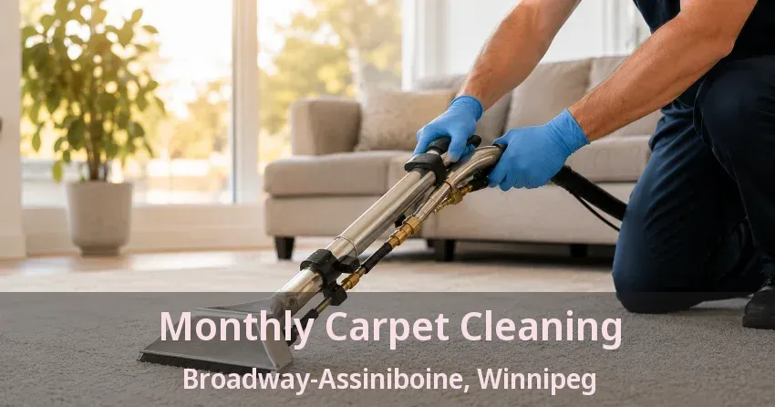 Monthly Carpet Cleaning Broadway-Assiniboine, Winnipeg - MB