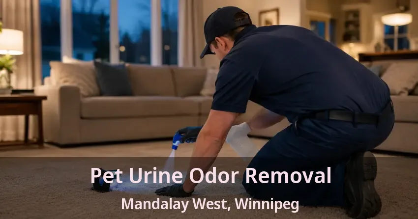 Pet Urine Odor Removal Mandalay West, Winnipeg - MB