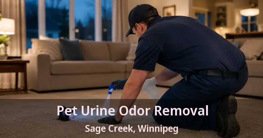 Pet Urine Odor Removal Sage Creek, Winnipeg - MB