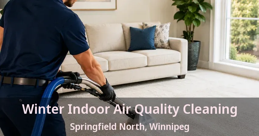 Winter Indoor Air Quality Cleaning Springfield North, Winnipeg - MB