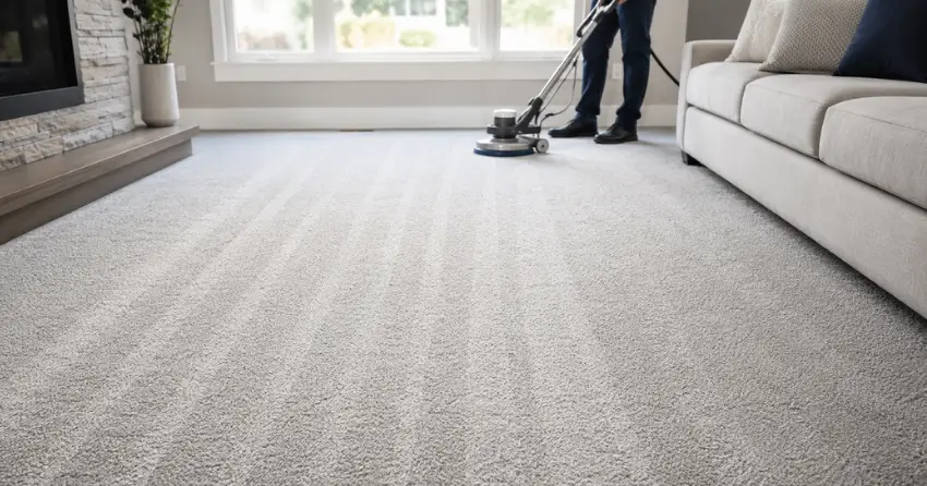 clean carpet after low moisture professional cleaning Waverley Heights, Winnipeg