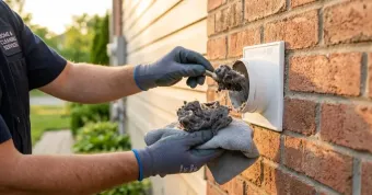 Dryer Vent Blockage Removal