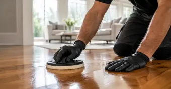 Hardwood Floor Polishing