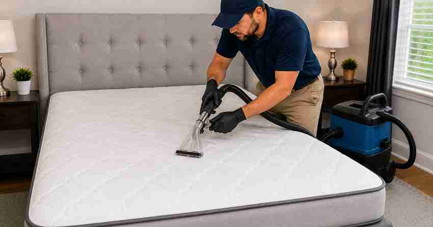 professional mattress odor removal and extraction process in Sargent Park, Winnipeg